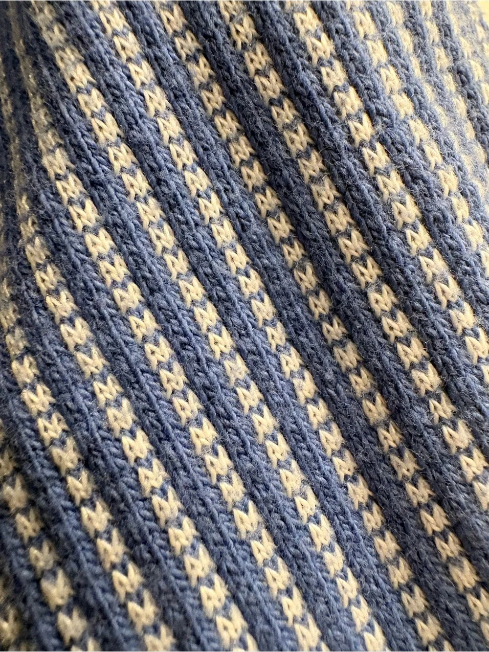 Banana Republic Light Blue & White Striped Polo Shirt
